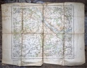 Stara mapa Łomży 1931r - Wojskowy Instytut Geograficzny