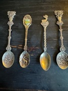 zestaw lyzeczek dekoracyjnych z motywem mysliwskiim