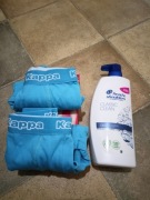 Bokserki męskie Kappa r.XL 1xdwupak  plus szampon head &shoulders 800 ml
