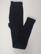 Zara ciepłe legginsy czarne r S
