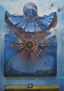 Obraz olejny na płótnie ręcznie malowany. 100/70/3D