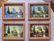 Obrazki w ramkach, rozm. ok. 18 na 13 cm     wew  45