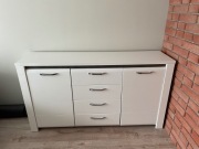 Komoda biała - podświetlenie LED