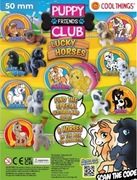 Zasyp do automatów: PUPPY CLUB FRIENDS LUCKY HORSES – 50mm (100 szt.)