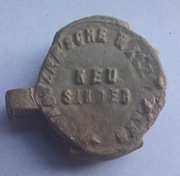 Plomba ołowiana młynarska zbożowa NEU SANDEC MÜHLE Nowy Sącz Austro-Węgry 