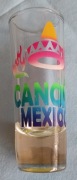 Kolekcjonerski kieliszek typu shot z nadrukiem miasta Cancun w Meksyku