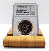10 zł 2022 30 rocznica powołania Straży Granicznej NGC PF 70 Ultra Cameo