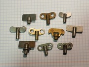 Kluczyk pokrętło knopek do starego budzika 10 sztuk - 019