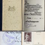 GDAŃSK gapa dedykacja Mein Kampf 1941 A. Hitler DANZIG. Bardzo rzadkie !!