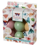 9 kul kwiatowych do kąpieli z olejkiem migdałowym