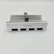 ORICO aluminiowy hub USB 3.0 4 USB, zaciskowy do blatu/monitora, 1 USB-C