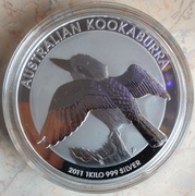 Moneta srebrna Kookaburra 1 kg 2011