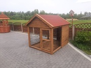 Kojec dla psa drewniany 