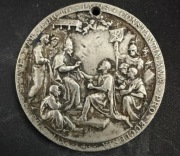 stary medal religijny Papież Pius X