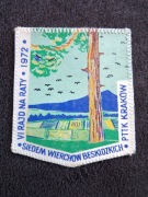 VI RAJD NA RATY SIEDEM WIERCHÓW BESKIDZKICH PTTK KRAKÓW 1972 NASZYWKA