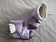 Pluszowe kolorowe buty kapcie Blue zoo 36 37 w jednorożce jak nowe