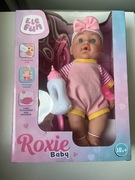Roxie Baby Lalka bobas Elefun, pije i sika 31cm z Akcesoriami 