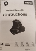 Thule Rapid System 754 stopy 