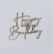 Topper na bok tortu Happy Birthday URODZINY