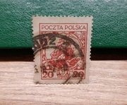 Znaczek Poczta Polska stempel Łódź 6.10.1927r. 