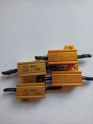 Rezystor drutowy 100R 25W obudowa aluminiowa radiator