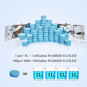 Koncentrat płynu do spryskiwaczy samochodowych w tabletkach 10 szt - 40 L