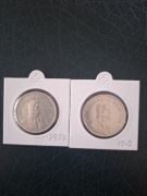 Szwajcaria 5 franków 1940 i 1950 rok 2 srebrne monety