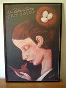 Anton Czechow Trzy siostry, polski plakat teatralny, Żebrowski, 2010