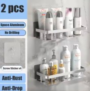 Półka łazienkowa bez wiertarki naścienna do przechowywania butelek