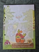 A5 DUŻA karteczka kolekcjonerska do segregatora 