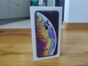 OKAZJA NOWY ZAFOLIOWANY APPLE iPhone XS 64GB Silver A2097 - KOMPLET