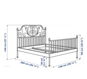 Łózko stelażowe IKEA
