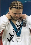 Agata WRÓBEL autograf! medal IO 2000 2004