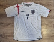 Anglia Umbro 2005/07 Beckham #7 M Koszulka Home Reprezentacja England