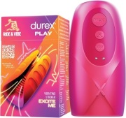 DUREX Masturbator Play ride & wibrujący TRYB LIZANIA sex ładowany na USB