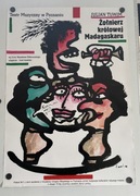 Jan Lenica Żołnierz królowej Madagaskaru-plakat