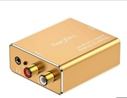 PRZETWORNIK DAC HQ OPTYCZNY KONWERTER RCA COAXIAL CINCH VEGGIEG 
