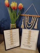 Ramka scrable Dzień Babci Dzień Dziadka zestaw