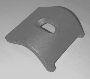 Zacisk profilowy, trzymacz, docisk 60x55 mm, grubość stali 5 mm, ocynkowany