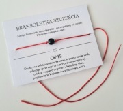 Bransoletka wiązana onyks