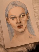 Obraz akwarelowy ręcznie malowany 