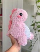 Dinozaur na szydełku 