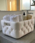 Stylowy organizer łazienkowy - Efekt pikowania - Druk 3D