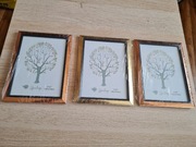 Zestaw trzech ramek na zdjęcia 13cm x 18cm 3 sztuki 