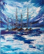 obraz olejny "morze II"