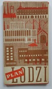 mapa 1977 rok Łódź 