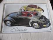 Szyld , reklama blaszana ,Cabriolet