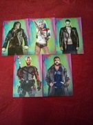 Karty postaci Legion Samobójców Suicide Squad 5 sztuk NOWE folia UNIKAT