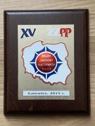 Ryngraf XV lat Związku Zaw. Pracowników Policji 