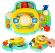 Interaktywna kierownica zabawka dla dziecka ze światełkami i dźwiękiem 3D